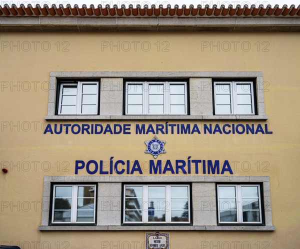 Police Station of the Policia Maritima in Cascais, Portugal