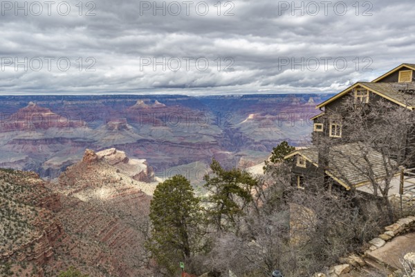 Famous historic Kolb Studio on the South Rim of Grand Canyon National Park in Arizona