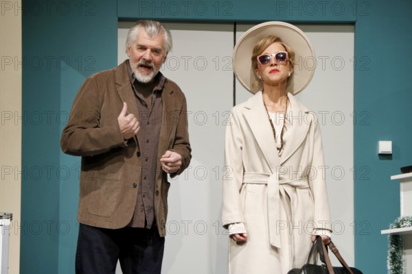 Daniel Morgenroth and Johanna Klante during the photo rehearsal of The Neurosen Cavalier at the Schlossparktheater in Berlin on 26.11.2025