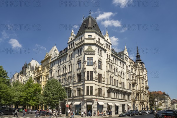 Art Nouveau building in Prague, Czech Republic