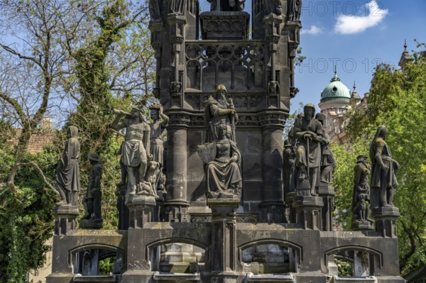 Kranner's Fountain or monument to Austrian Emperor Francis I Prague, Czech Republic