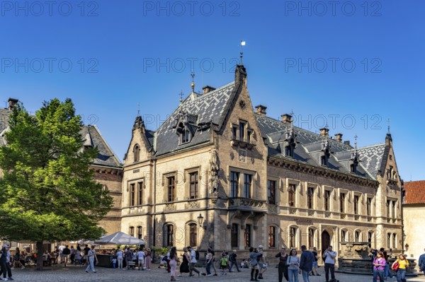 The New Provostei on George Square at Prague Castle, Prague, Czech Republic