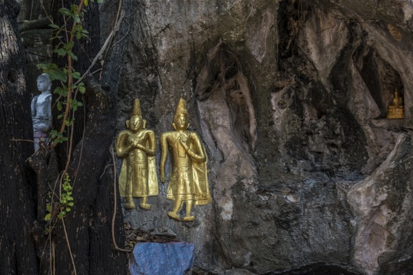 Tham Phra Non, Reclining Buddha Cave, Wat Ao Noi, Prachuap Khiri Khan, Prachuap Khiri Khan Province, Central Thailand, Thailand