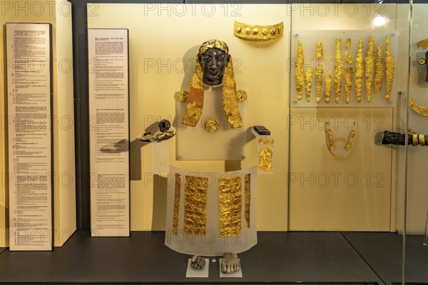 Chryselephantine sculptures in the Delphi Archaeological Museum, UNESCO World Heritage Site in Delphi, Greece