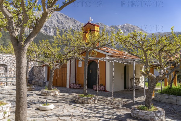 Small church near Arachova, Greece