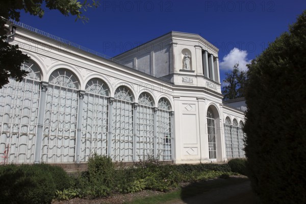 Putbus orangery on the island of Rügen, Vorpommern-Rügen district, Mecklenburg-Western Pomerania, Germany