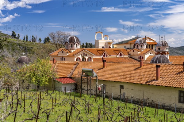 The monastery of Osios David in Drymonas, Euboea or Evia island, Greece