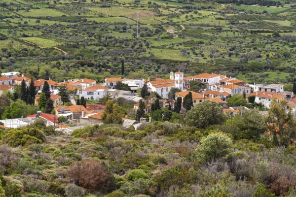 The town of Styra on the island of Euboea or Evia, Greece