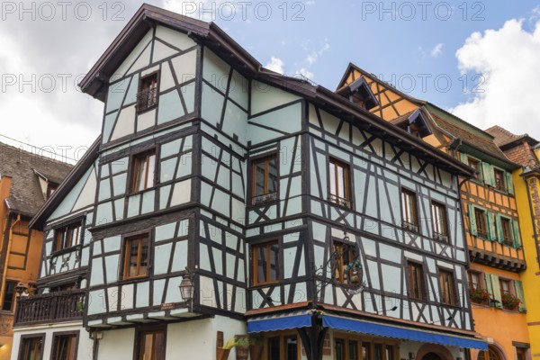 Half-timbered house in the historic old town of Riquewihr, Ellsass