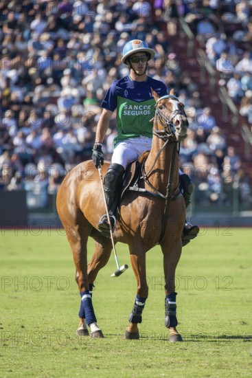 Polo player Adolfo Cambiaso called Poroto from the La Natividad La Dolfina team at the 132nd Argentine Open Polo Championship (Spanish 132nd Abierto Argentino de Polo de Palermo) at the Polo Stadium in Buenos Aires, Argentina