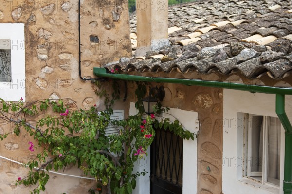 House, detailed view, Majorca, Spain