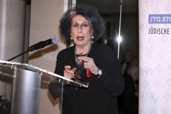 Lea Rosh at the Prize for Civil Courage Against Right-Wing Radicalism and Anti-Semitism, 19th Charity Dinner Room of Names in Berlin's Hotel Adlon on 24.11.2025