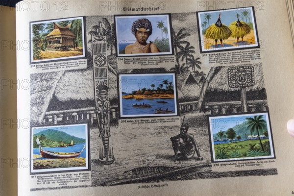 German colonies. Bismarck archipelago. An anthology published by Cigaretten-Bilderdienst Dresden from 1936. Germany