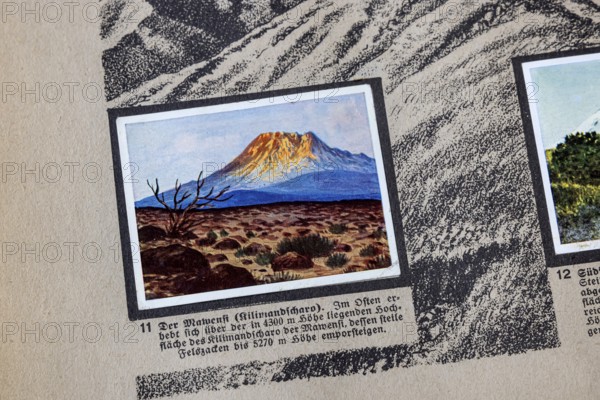 German colonies. German East Africa. An anthology published by Cigaretten-Bilderdienst Dresden from 1936. Germany