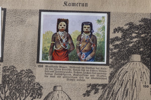 German colonies. Cameroon German Southwest Africa. An anthology published by Cigaretten-Bilderdienst Dresden from 1936. Germany