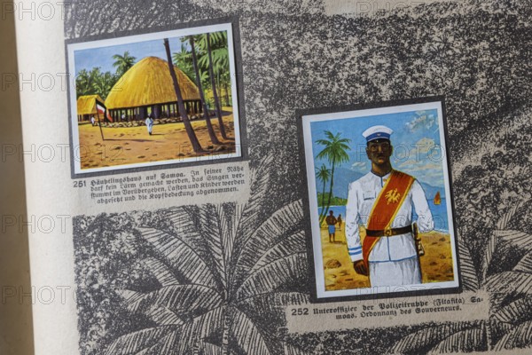 German colonies. Samoa An anthology published by Cigaretten-Bilderdienst Dresden from 1936. Germany