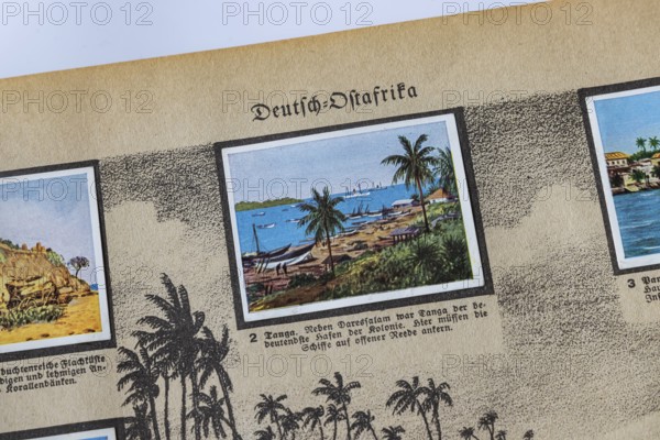 German colonies. German East Africa, port of Tanga. An anthology published by Cigaretten-Bilderdienst Dresden from 1936. Germany