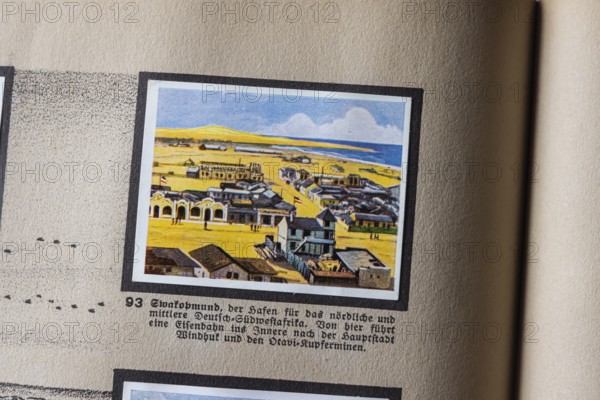 German colonies. German Southwest Africa. Swakopmund. An anthology published by Cigaretten-Bilderdienst Dresden from 1936. Germany