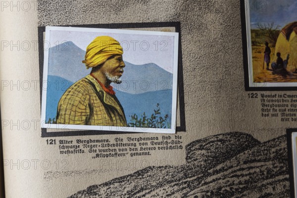 German colonies. German Southwest Africa. Mountain Damara. Described in the caption as a black Negro indigenous population. An anthology published by Cigaretten-Bilderdienst Dresden from 1936. Germany