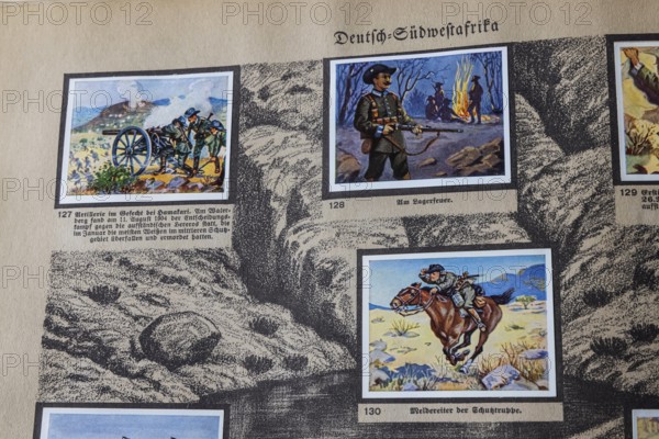 German colonies. German Southwest Africa. Protection Squad Detective Manager. An anthology published by Cigaretten-Bilderdienst Dresden from 1936. Germany