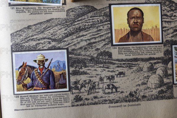 German colonies. German Southwest Africa. Hendrik Witbooi, the last and most famous leader of the Hottentots. An anthology published by Cigaretten-Bilderdienst Dresden from 1936. Germany