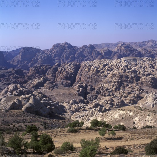 The hill country of Edom where Petra is located, Petra, Jordan
