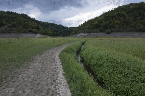 Aselbach, Edersee without water, Hesse, Germany