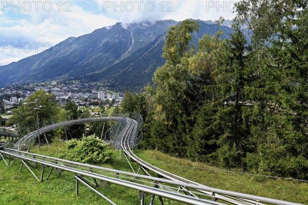 Toboggan Track, Chamonix-Mont-Blanc, Haute-Savoie, France