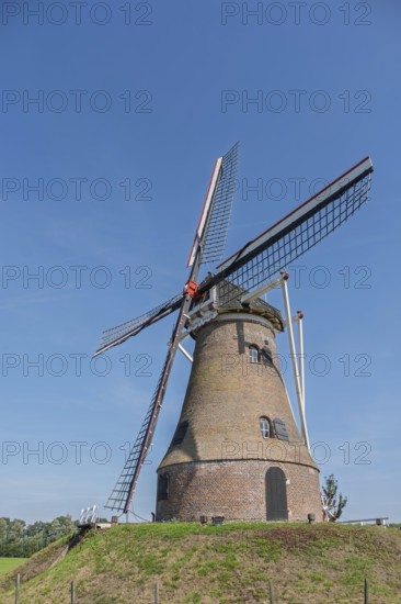 Piepermolen, windmill built in 1796, Rekken, Achterhoek, Gelderland Province, Netherlands