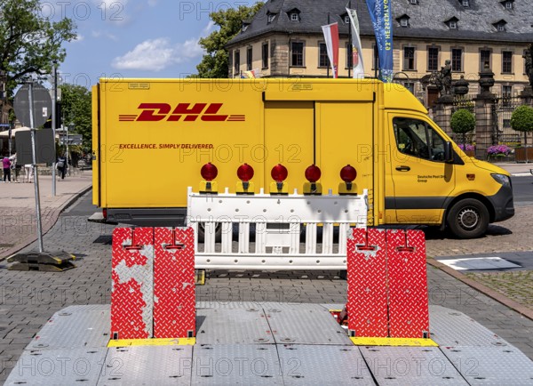 Armis One, Temporary Event Security, mobile roadblock, Fulda, Hesse, Germany