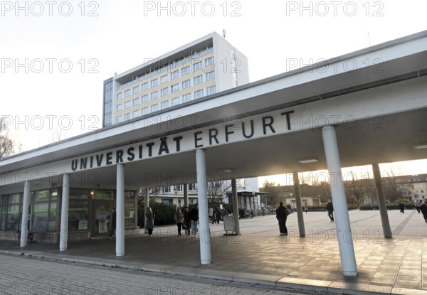 Main entrance to the University of Erfurt on Nordhäuser Straße