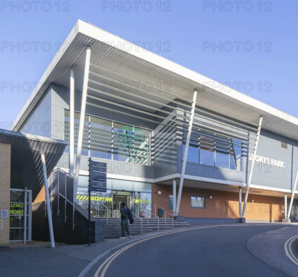 Sports Park building, Streatham Campus, University of Exeter, Exeter, Devon, England, UK