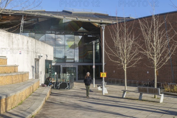 Exterior of the Forum building, Streatham Campus, University of Exeter, Exeter, Devon, England, UK built 2012
