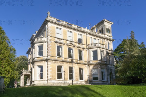 Reed Hall, historic listed Italianate mansion, Streatham Campus, University of Exeter, Exeter, Devon, England, UK built 1867