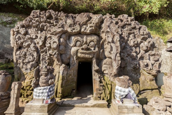 Elephant cave, Goa Gajah, near Ubud, Bali, Indonesia