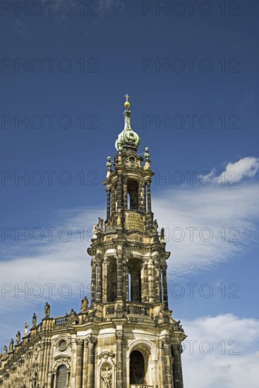 Court Church, Catholic Church of the Royal Court of Saxony, Sanctissimae Trinity Cathedral, Cathedral of the Holy Trinity, Dresden, Saxony, Germany