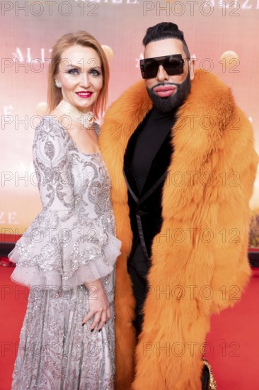 Tatiana Makarova and Harald Glööckler at the Cirque du Soleil Alizé world premiere at the Berliner Theater am Potsdamer Platz on 20.11.2025