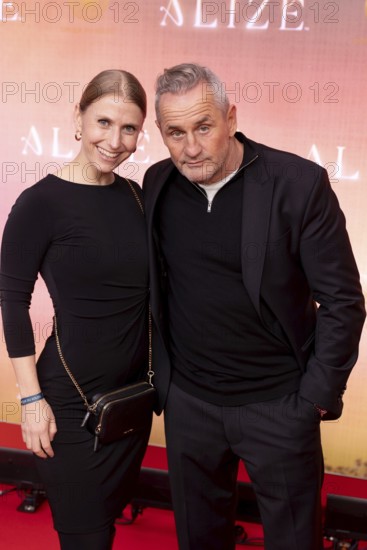 Tim Wilde and guest at the Cirque du Soleil Alizé world premiere at the Berliner Theater am Potsdamer Platz on 20.11.2025