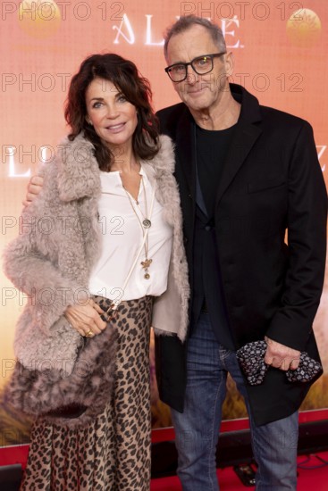 Gerit Kling with man Wolfram Becker at the Cirque du Soleil Alizé world premiere at the Berliner Theater am Potsdamer Platz on 20.11.2025-20.11.2025 in Berlin