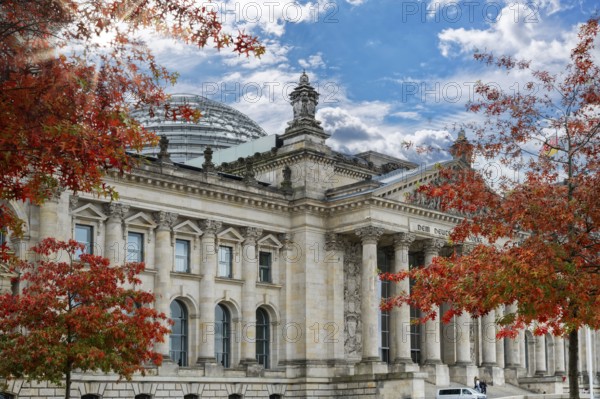 Autumn colors in front of Wealth Day Berlin Germany