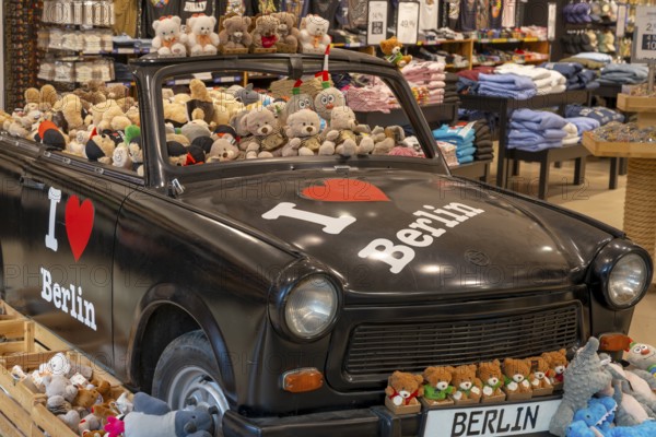 Souvenirs from Berlin at Trabi