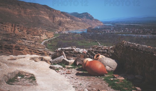 Uplistsikhe, an ancient cave city, one of the first cities in Georgia, is a UNESCO protected site
