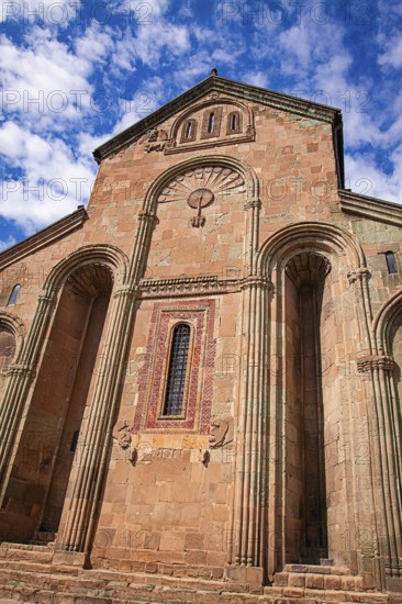 Svetitskhoveli, the main patriarchal cathedral of the Georgian Orthodox Church, erected in honor of the twelve Apostles in Mtskheta. It has been a UNESCO World Heritage Site since 1994