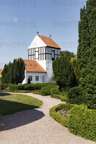 Ny Kirke, free-standing bell tower, Nyker, Bornholm Island, Denmark