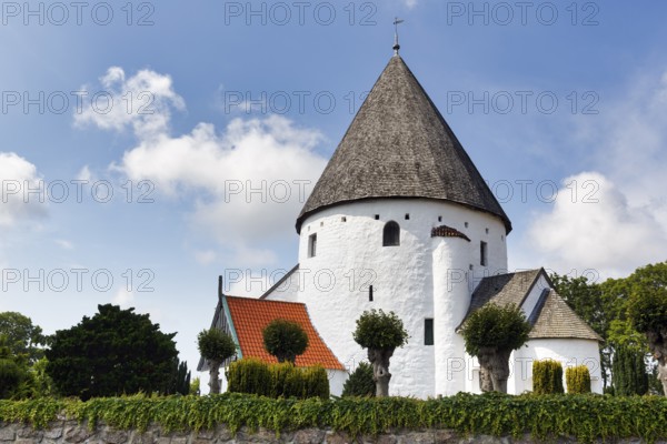 Saint Ols Church, round church, fortified church, Olsker, Bornhom, Denmark