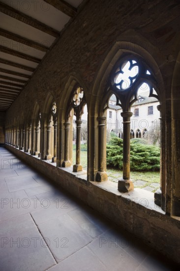 Cloister, Unterlinden Museum, Musée Unterlinden, Colmar, Haut-Rhin Department, Alsace, France