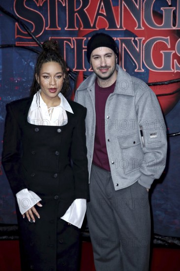 Jenny Augusta and Dominik Porschen - Stranger Things Season 5 Fan Event, Tempelhof Airport, Hangar 7, Berlin, 18.11.25