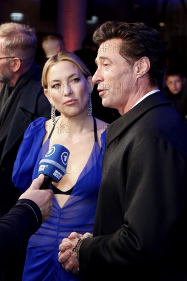 Kate Hudson and Hugh Jackman at the Song Sung Blue Red Carpet Photocall at Zoo Palast Berlin on 19.11.2025