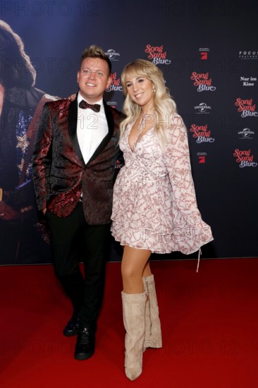 Annemarie Eilfeld and accompaniment at SONG SUNG BLUE's Red Carpet Photocall at Zoo Palast Berlin on 19.11.2025