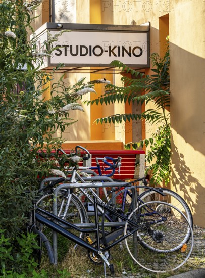 Kultkino Babylon am Rosa Luxemburg Platz, arthouse cinema opened in 1929, some of whose films are accompanied by a live orchestra, Berlin, Germany